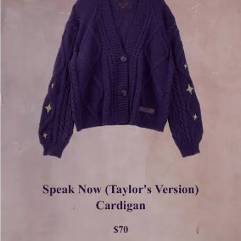 Taylor Swift Speak Now Cardigan